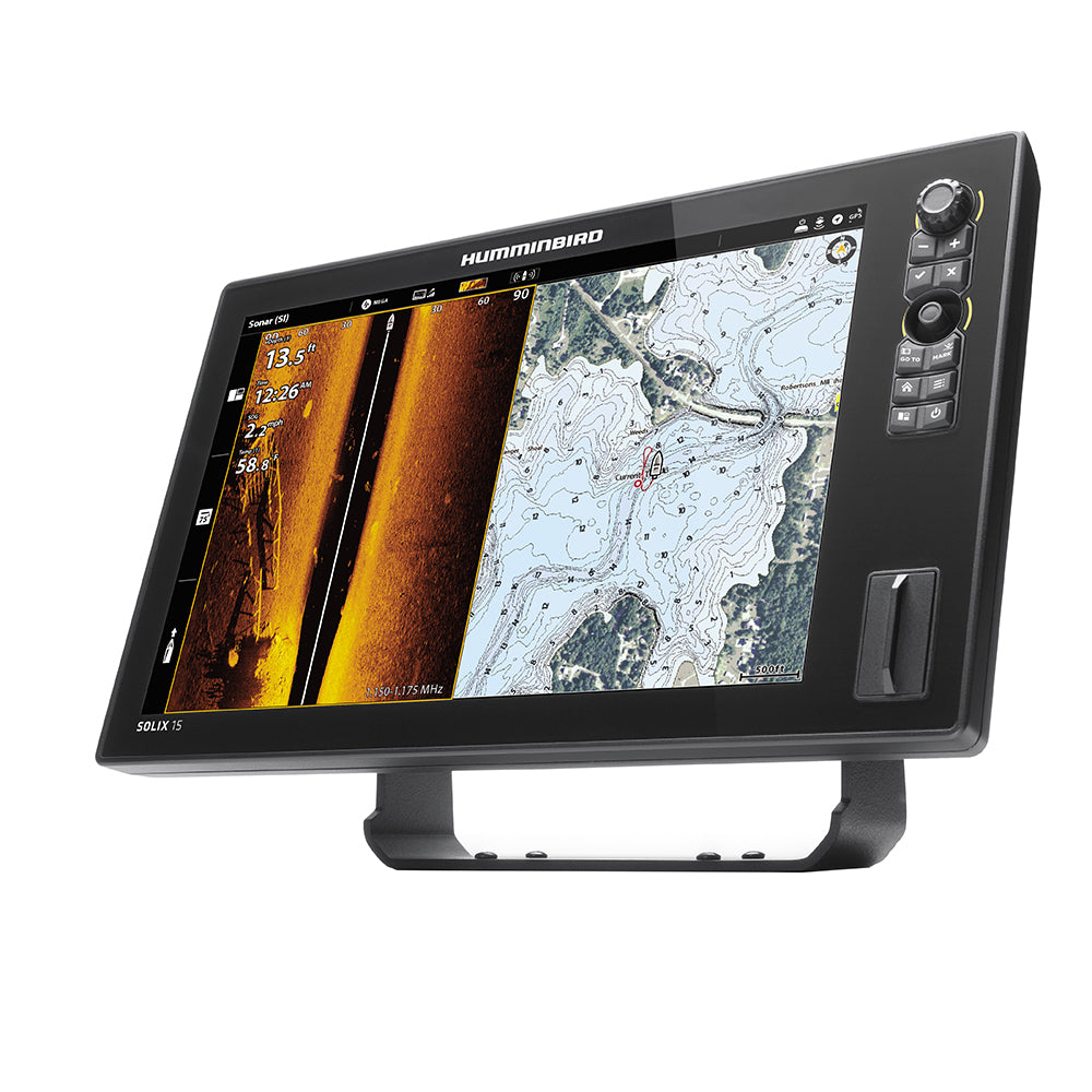 Humminbird - SOLIX 15 CHIRP MEGA SI+ G3 Fish Finder Display
