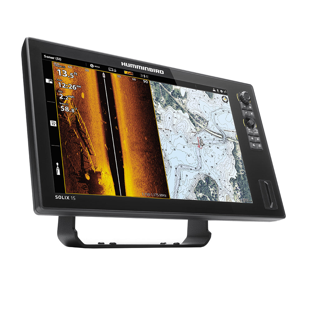 Humminbird - SOLIX 15 CHIRP MEGA SI+ G3 Fish Finder Display