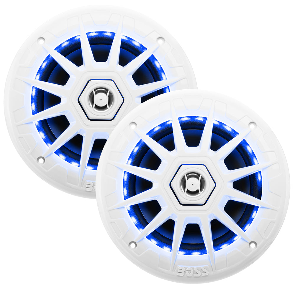Boss Audio - MRGB Speakers - With RGB Lighting, 200W