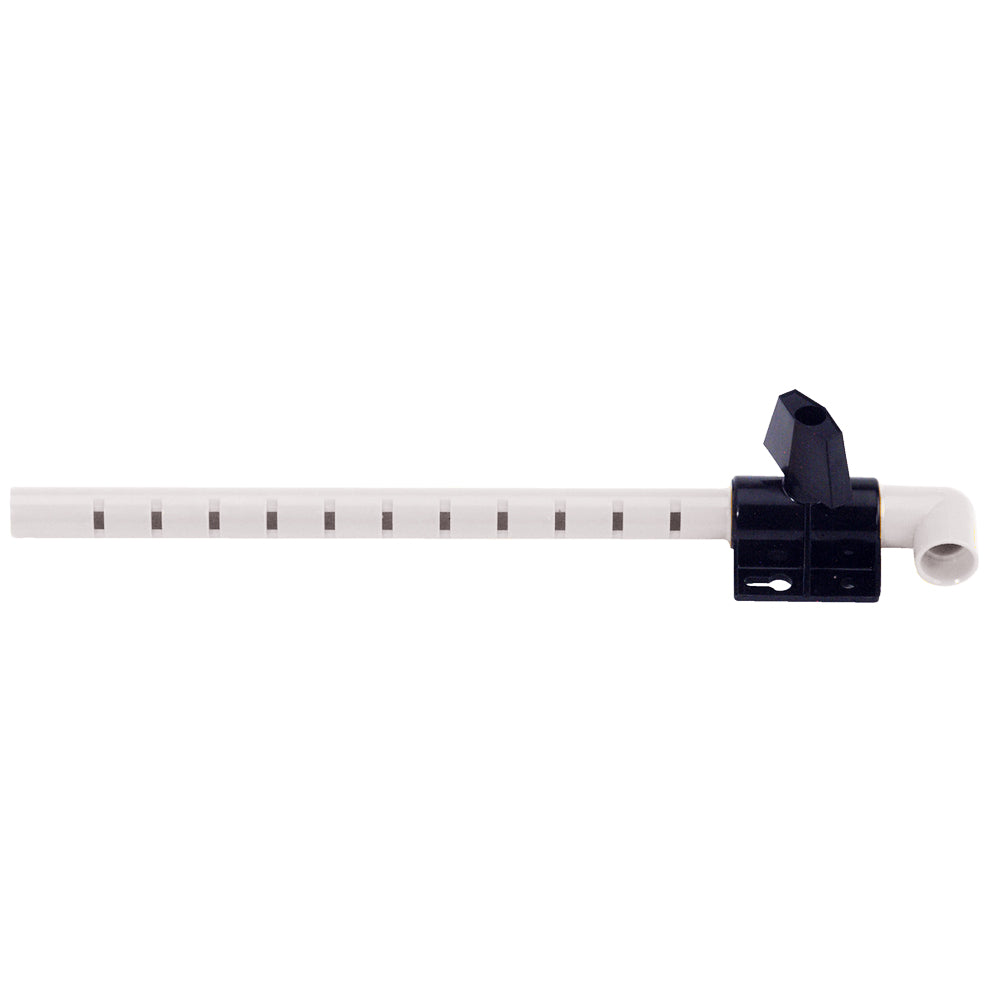 Johnson Pump - Aerator Head - 10-½" Spray Bar, With Shut Off Valve & Bracket