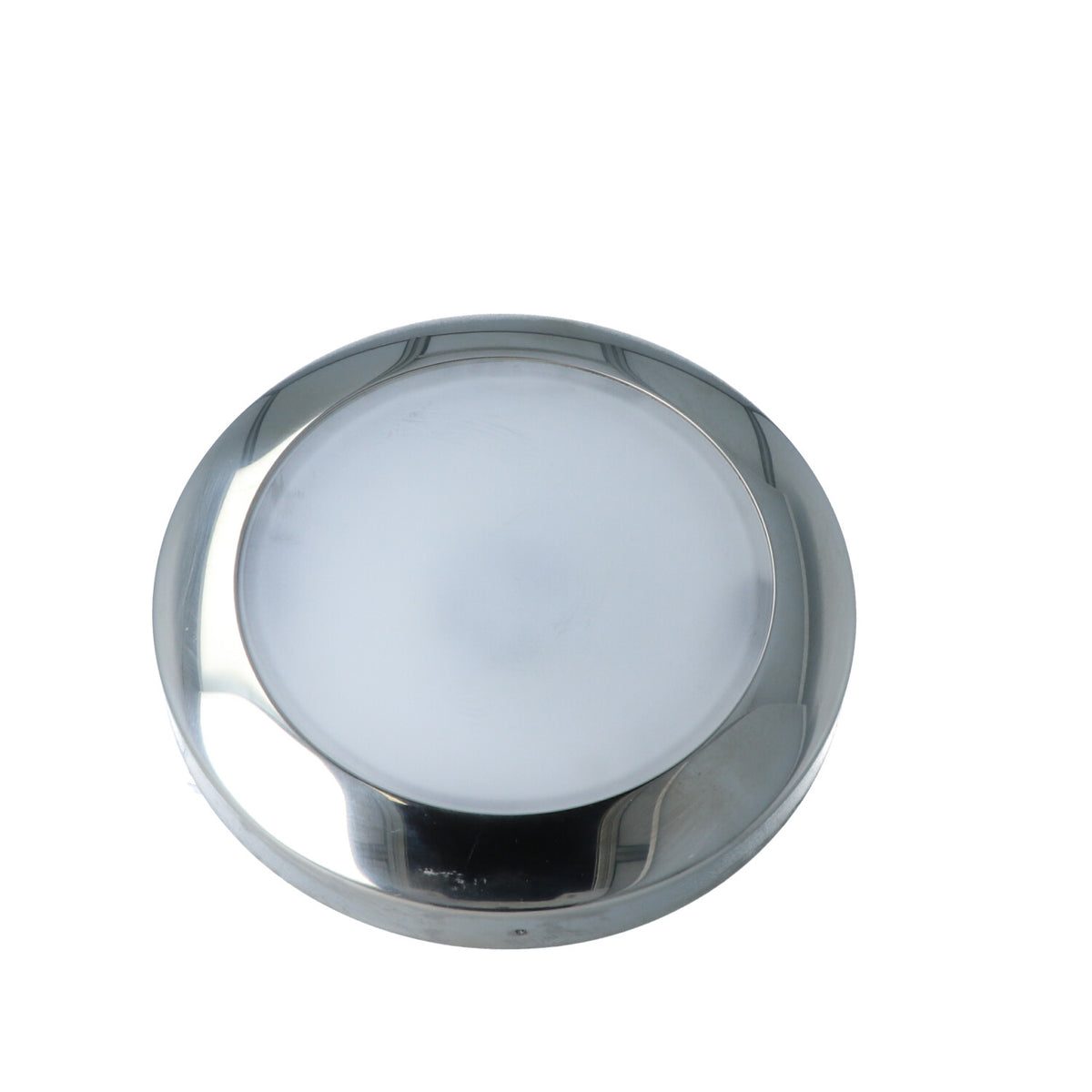 Mega LED - Andros LED Downlight Fixture - Surface Mount, 10-30V DC, Frosted Glass, Stainless Steel 316 Trim