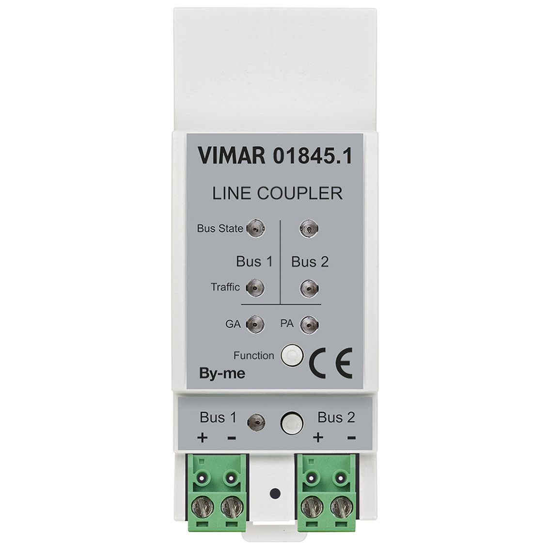 Vimar By-me Plus Line Coupler, 29V Nominal Supply, DIN Rail TH35, Electrical Isolation, Message Filtering