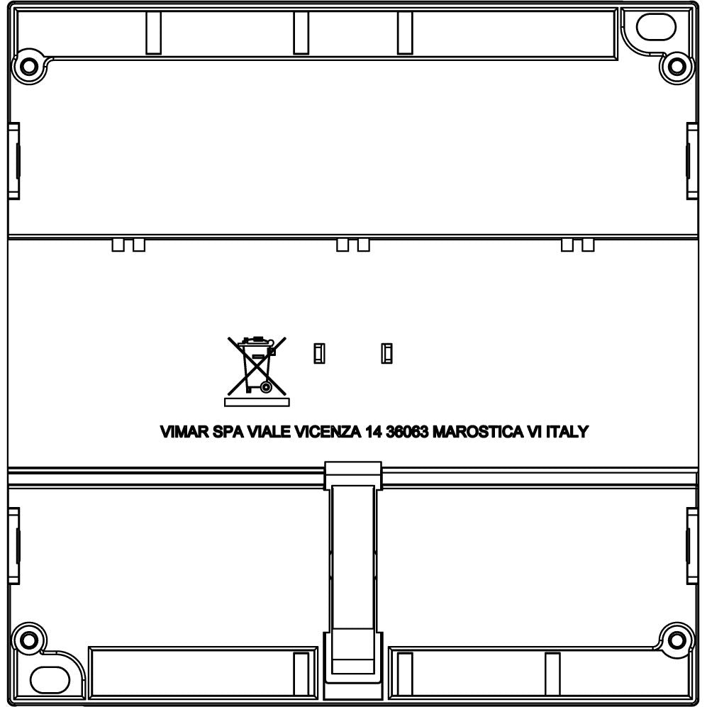 Vimar By-me Plus 4-Relay Actuator 24V, 12-24V AC/DC SELV, 10A, DIN Rail
