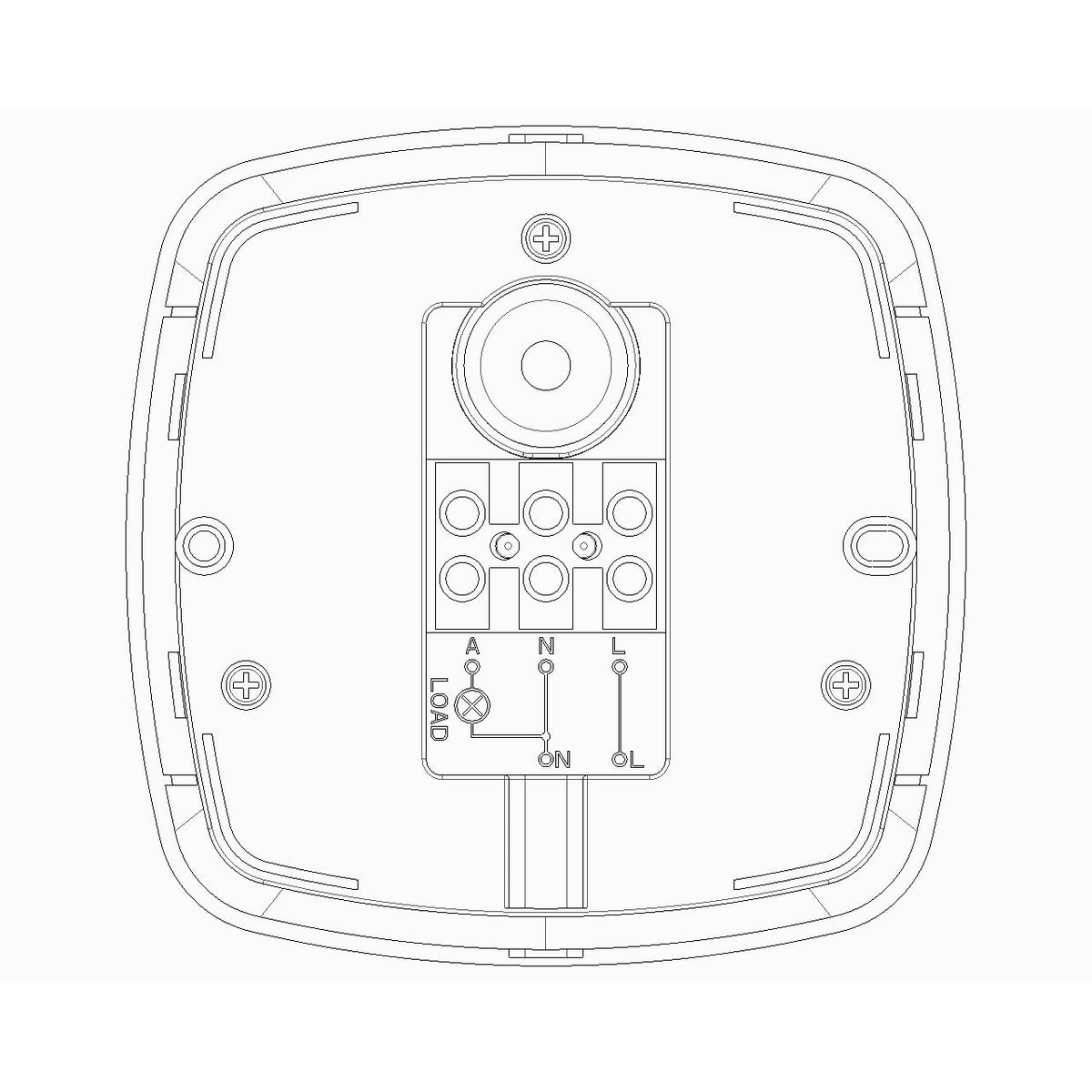 Vimar Ceiling IR Presence Detector, 220-240V, 360°, 3-2000 Lux