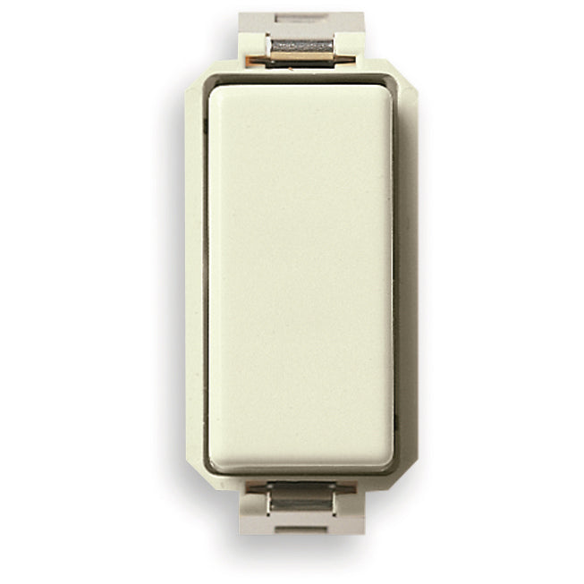 Vimar 8000 Series 1-Way Rocker Switch, 1-Pole, 16AX, 250V, Beige
