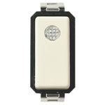 Vimar 8000 Series 1-Way Luminous Rocker Switch, For Signalling Unit, No Signalling Unit Included, 10AX 250V, IP40, Flush-Mount, 1-Module, Beige