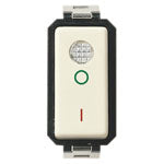 Vimar 8000 Series 2-Pole 1-Way Switch, 16AX, 250V, Luminous, IP40