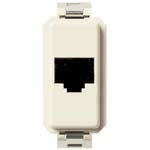 Vimar 8000 Series RJ45 Phone Jack 8/8, Screw Terminals, Non-Screened, For Round Cable