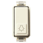 Vimar 8000 Momentary Push Button, 1P NO, Light Symbol, 10A 250V, IP40