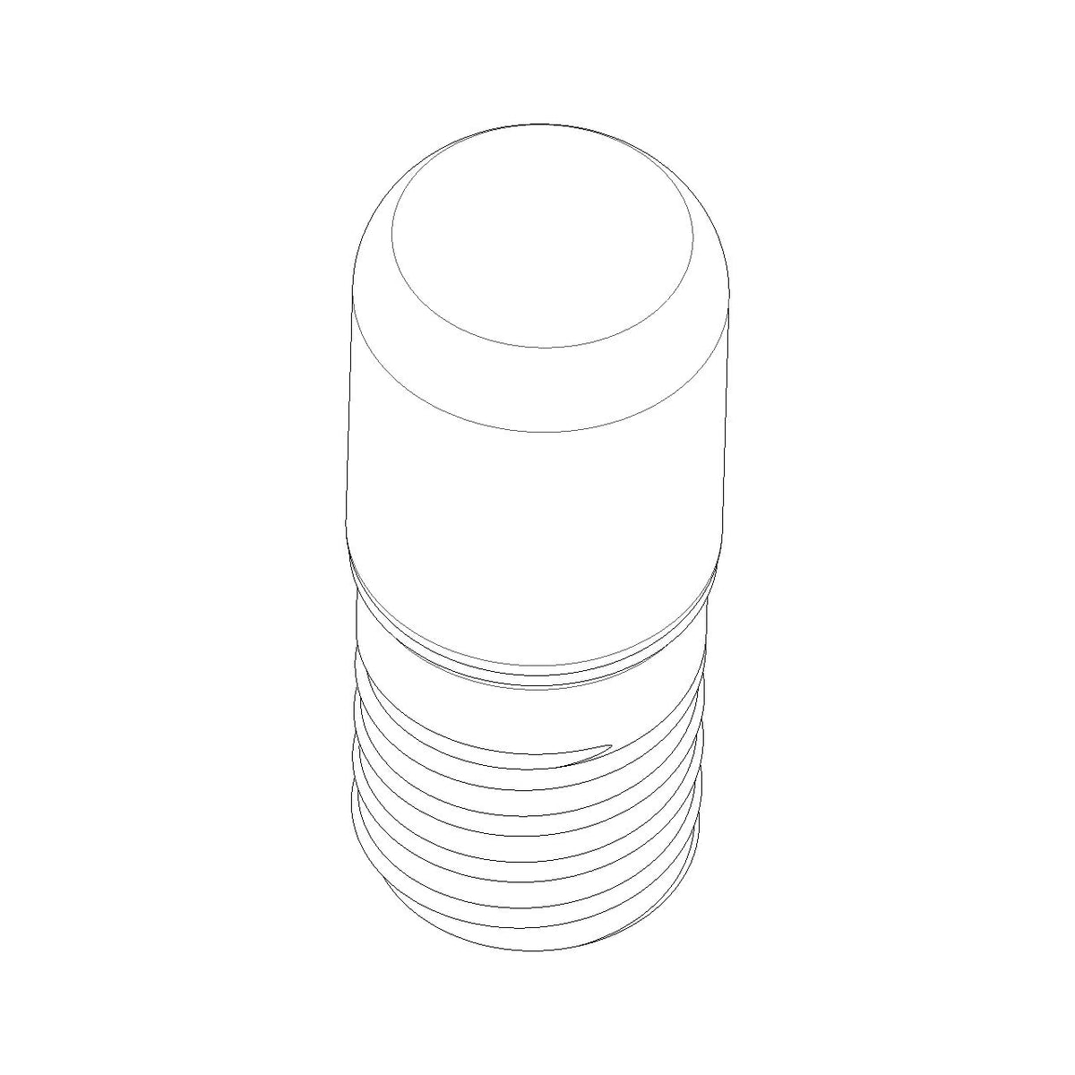 Vimar E10 Incandescent Lamp, 24V, 2W, 10x28mm, White Light