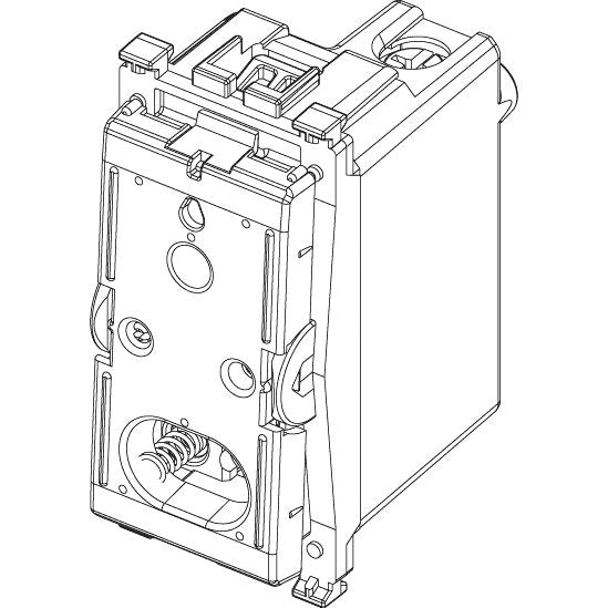 Vimar ARKÉ 1P NO Push Button Mechanism, 10A 250V, Illuminable, IP40