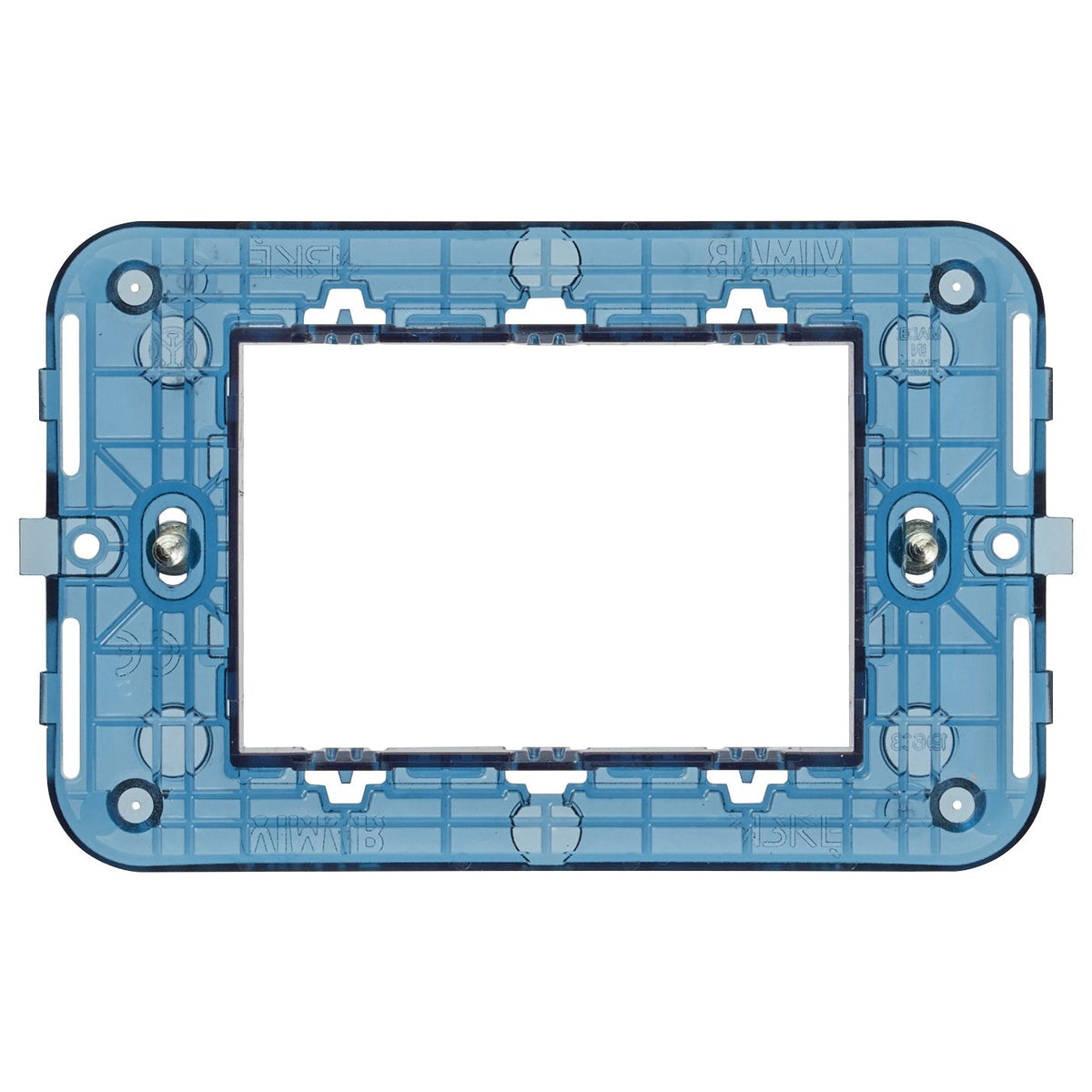 Vimar Arké 3-Module Mounting Frame, Flush-Mounted, With Screws