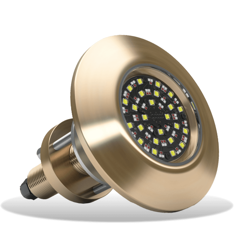 Lumishore - EOS THX804 Thru-Hull Underwater Light - RGBW, 12000 Fixture Lumens