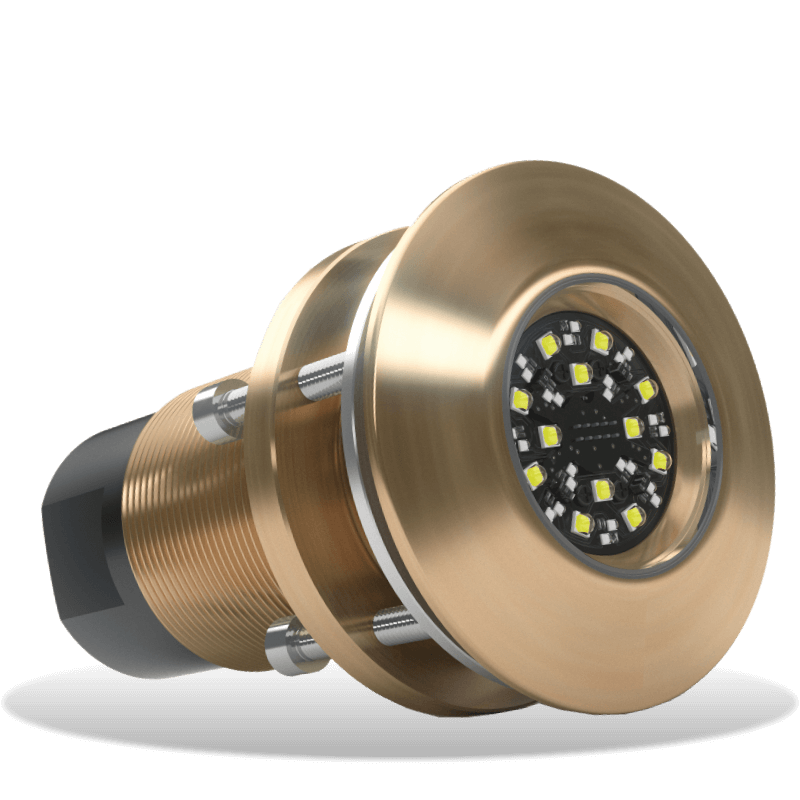 Lumishore - SUPRA TIX404 Interchangeable Thru-Hull Underwater Light - Dual Color, 8150 Fixture Lumens
