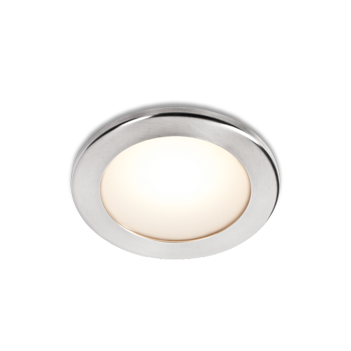 BCM - Orlando 75 Downlights - 3000K/Red, Satin Steel, Screw Mount, IP66, 8-32VDC