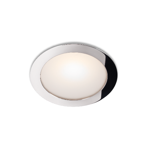 BCM - Malibu 75AG Downlight - Anti Glare, 3000K, White Trim Ring, Spring Mounted, 2W, 8-32VDC, IP40