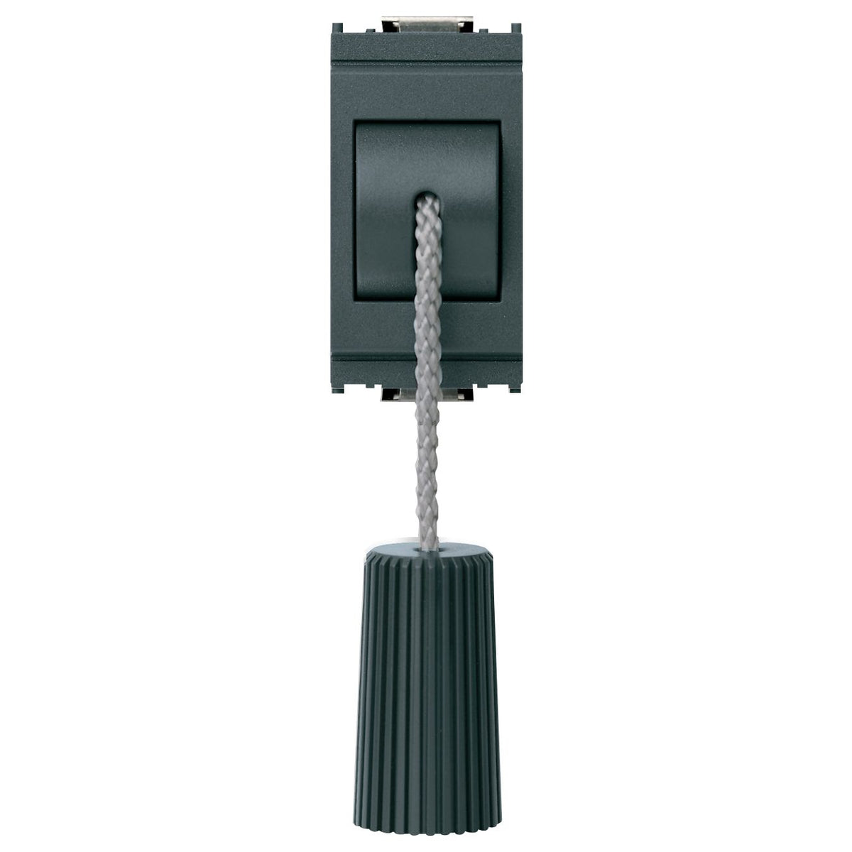 Vimar IDEA 1P NO Cord-Operated Push Button, 10A, 250V, IP40, 1.5 m Cord, Halogen-Free Thermoplastic