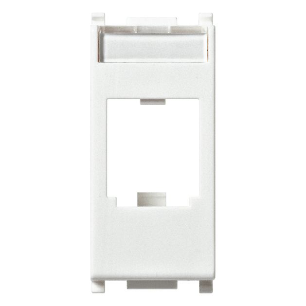 Vimar Plana MINI-COM Panduit Adaptor, Label Space, 22.3 x 49 x 20.5 mm