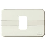 Vimar LINEA Classica 1-Module Self-Bearing Cover Plate, For 3-Module Flush Mount Boxes, Thermoplastic, Halogen-Free