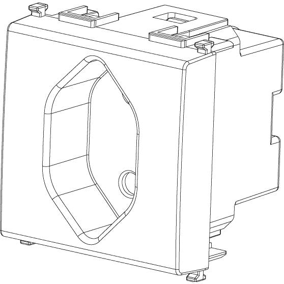 Vimar Plana Swiss Type 13 2P+E Socket Outlet, 2-Module, 10A, 250V, IP20, Flush Mount, Screw Terminals