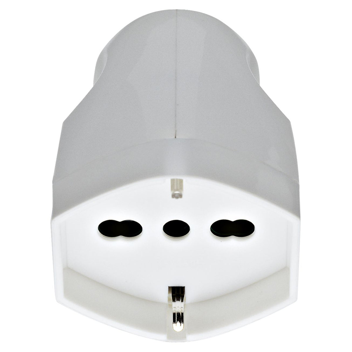 Vimar Supernova 2P+E Universal Axial Socket Outlet, For Euro, Italian and German Plugs, 16A, 250V, IP20, Screw Terminal, Halogen-Free