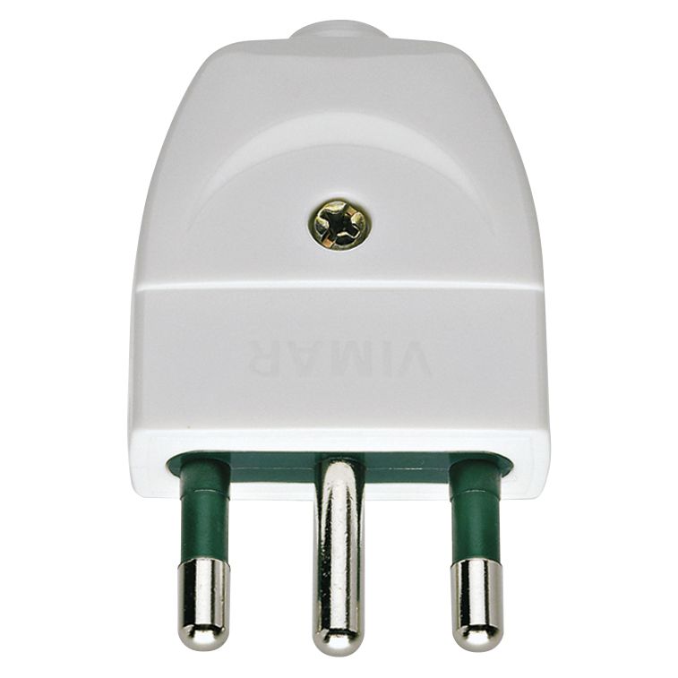 Vimar Supernova S17 2P+E Axial Plug, 16A, 250V, IP20