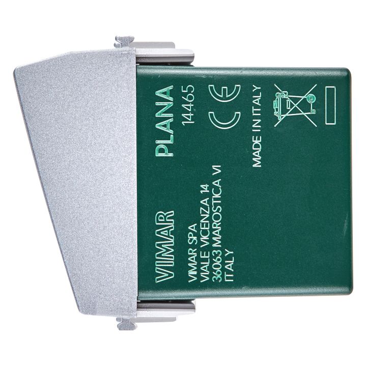 Vimar Plana Vertical Pocket Badge Switch, 16A 250V, 3 Modules