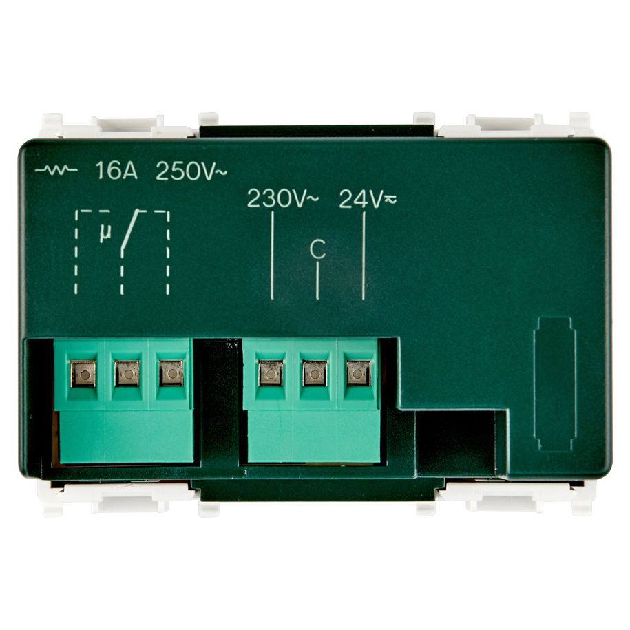 Vimar Plana Vertical Pocket Badge Switch, 16A 250V, 3 Modules