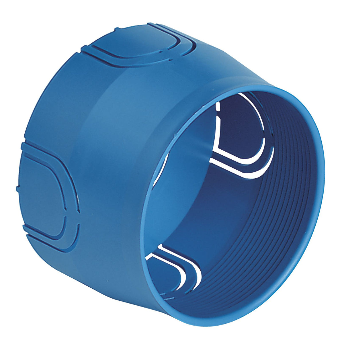 Vimar Flush Mounting Box, 60 mm, For Masonry Walls, Halogen-Free Plastic, 50 mm Inner Depth, 20/25 mm Conduit, 5 Inlets