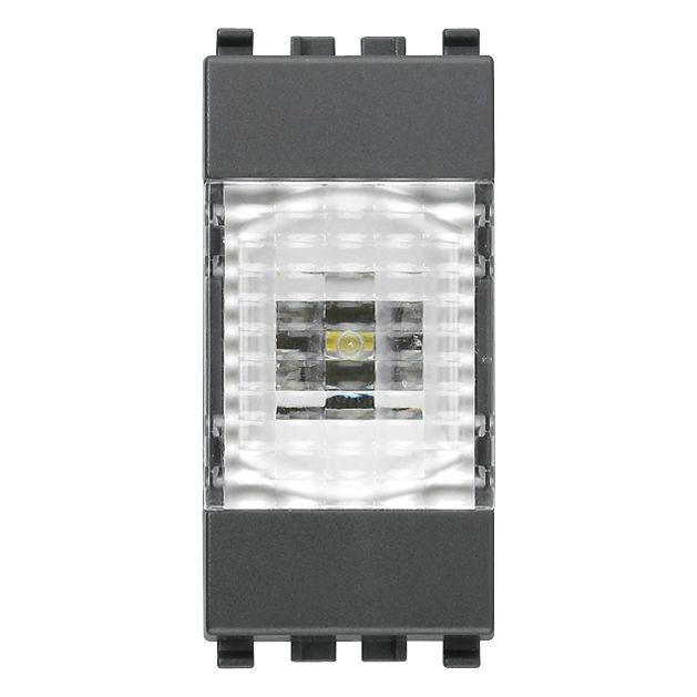 Vimar EIKON 1M LED Emergency Lamp, 230V, IP40, Built-In, 2-Hour Runtime