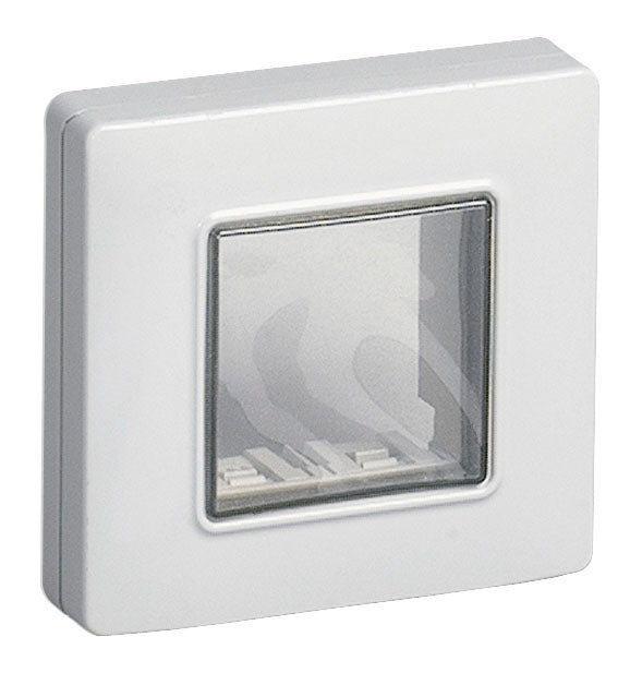 Vimar 2-Module IP55 Cover Plate, For Eikon and Plana Series, With Screws, 60 mm Mounting Boxes