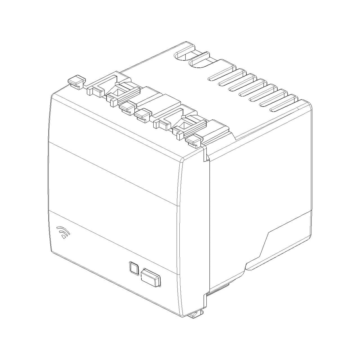 Vimar Eikon Wi-Fi Access Point, 230V, 2 Modules, 2 x 10/100 LAN, 2.4 GHz, IEEE 802.11 b/g/n