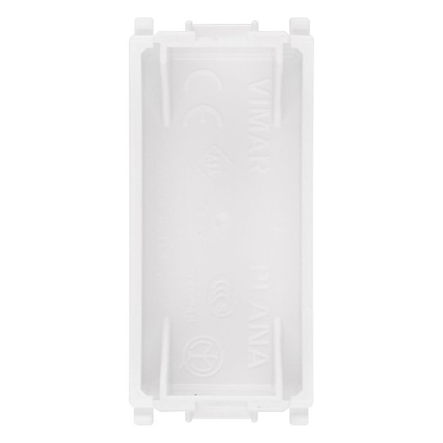 Vimar Plana 1M Blank Module, Built-In, Halogen-Free Thermoplastic