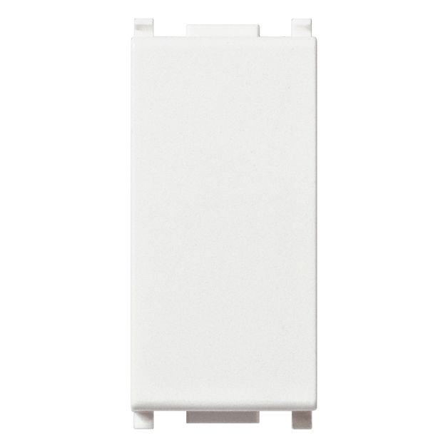 Vimar Plana 1M Blank Module, Built-In, Halogen-Free Thermoplastic