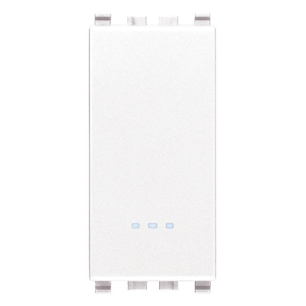 Vimar EIKON Touch Push Button, For Remote Control, 230V 50-60Hz, Flush-Mounted, 1-Module