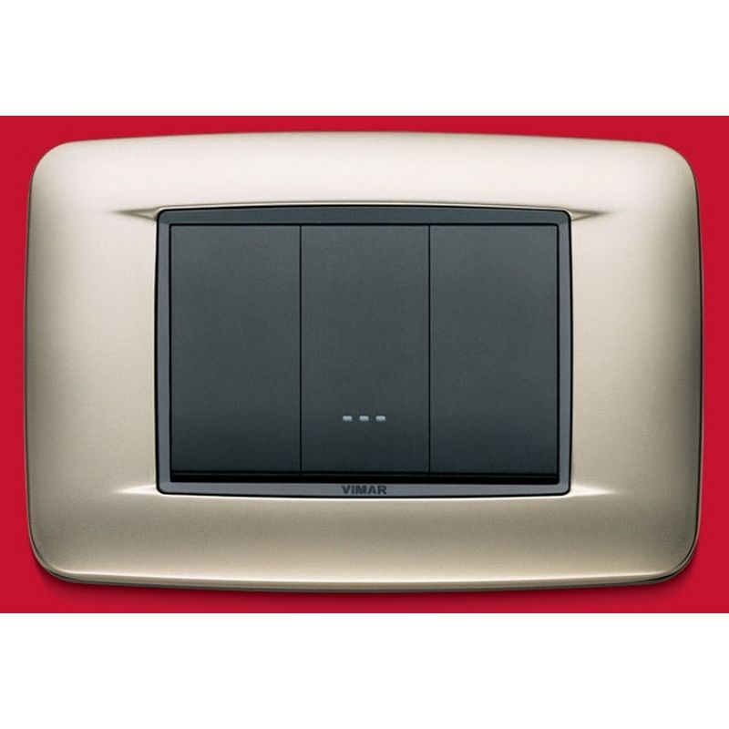 Vimar EIKON Touch Push Button, For Remote Control, 230V 50-60Hz, Flush-Mounted, 1-Module