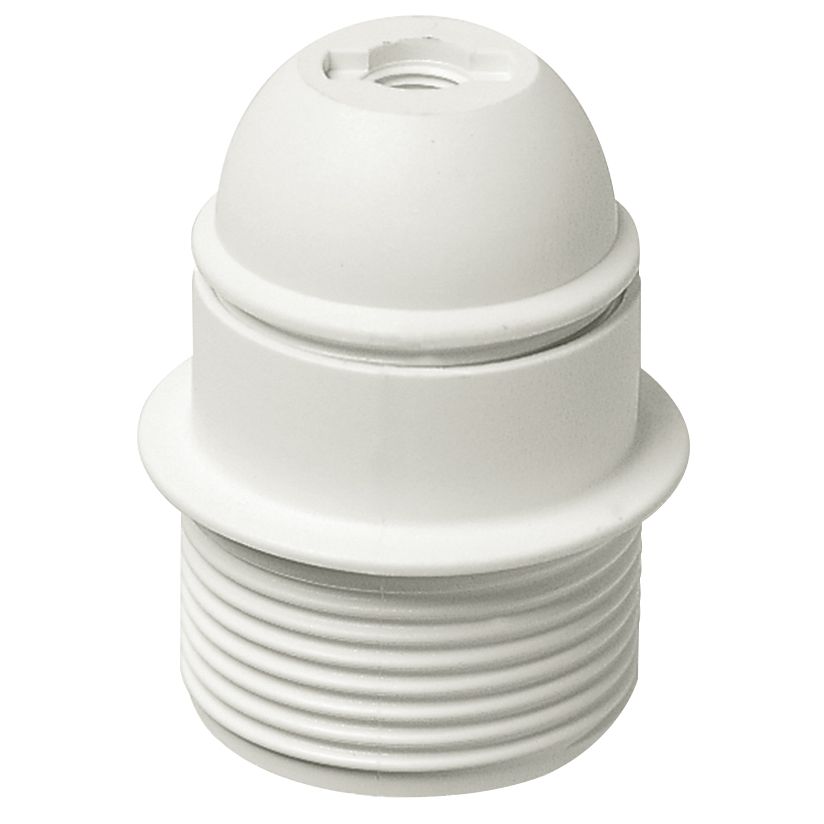 Vimar E27 Lampholder, Partially Threaded Skirt, Glass-Reinforced Polyester Resin