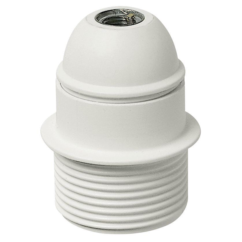 Vimar E27 Lampholder, Partially Threaded Skirt, Glass-Reinforced Polyester Resin