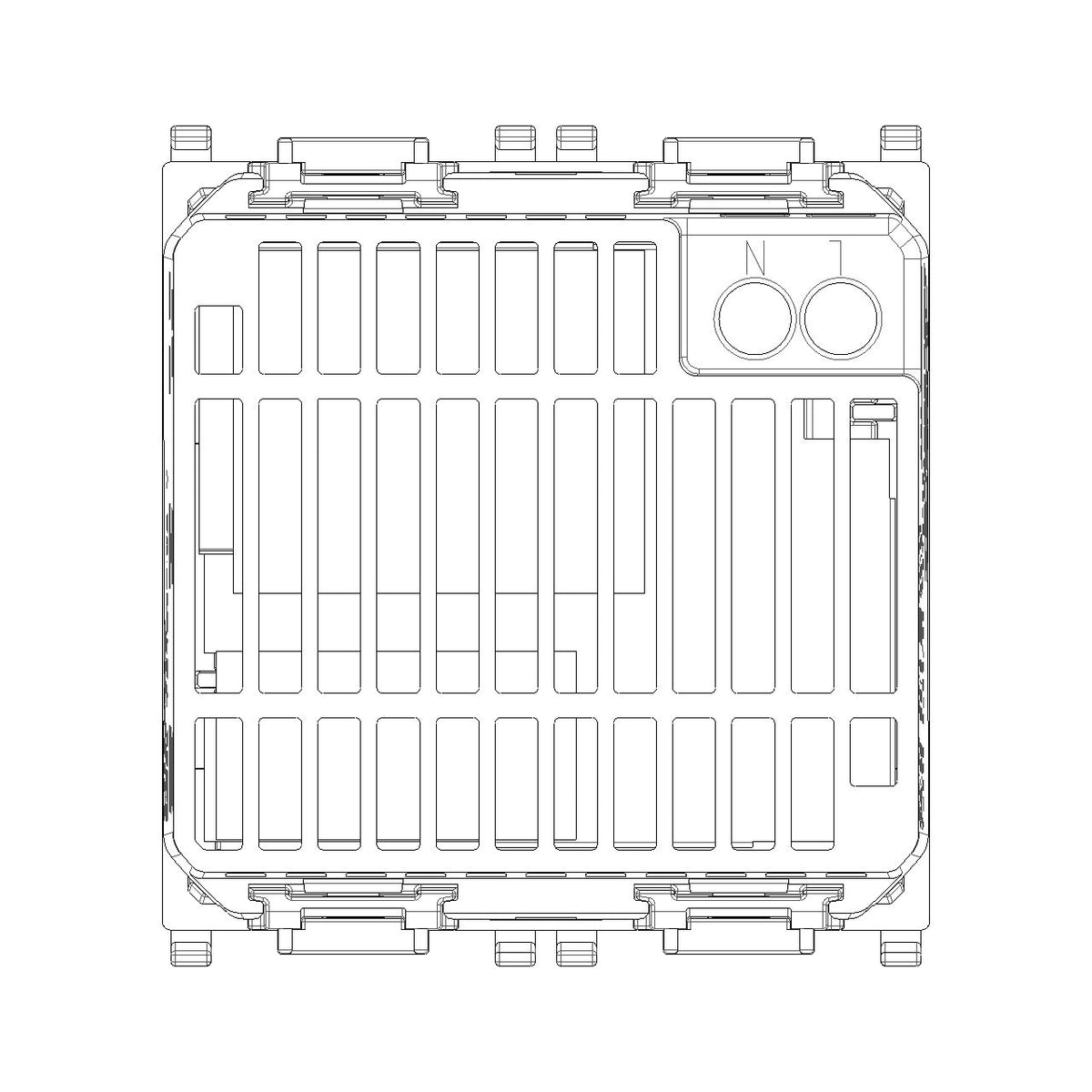 Vimar Plana 2-Module USB-C Supply Unit, Power Delivery, 120-240V