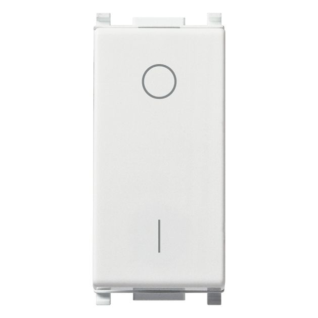 Vimar Plana 2P 1-Way Switch, 16AX, 250V, Lightable