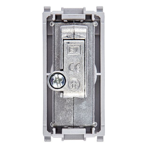 Vimar Plana TV-RD-SAT Coaxial Socket Outlet, 5-2400 MHz, Male Connector, Snap Mounting
