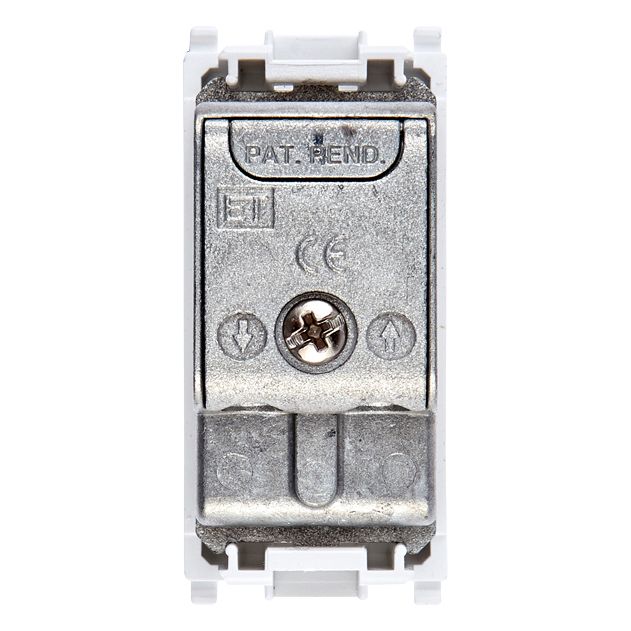 Vimar Plana TV-RD-SAT Coaxial Socket Outlet, 5-2400 MHz, Male Connector, Snap Mounting