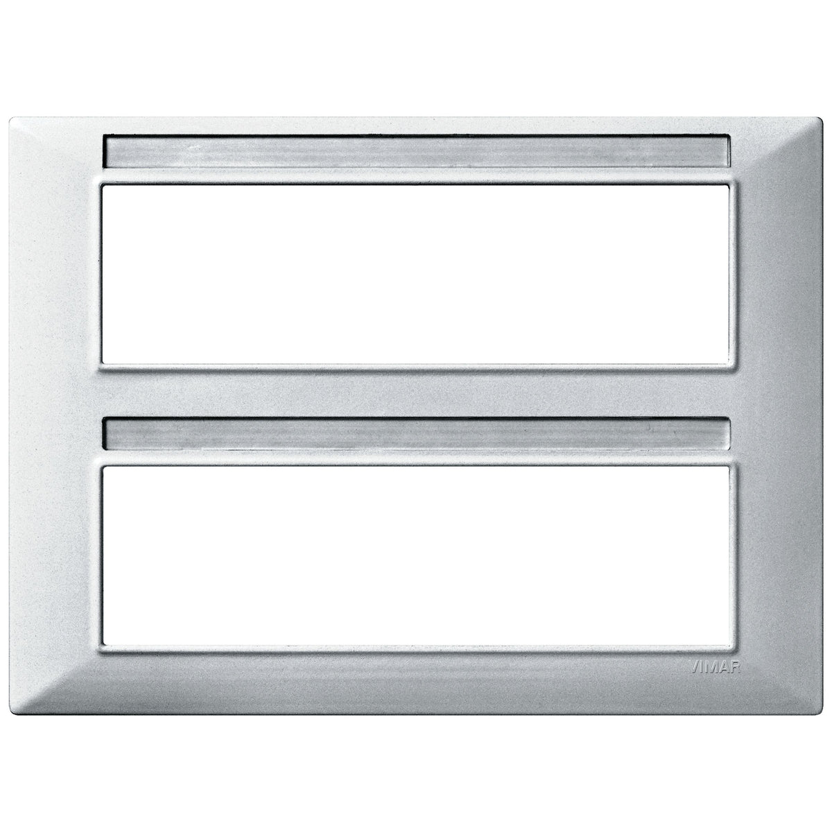 Vimar Plana 14-Module (7+7) Cover Plate, Technopolymer, Halogen-Free