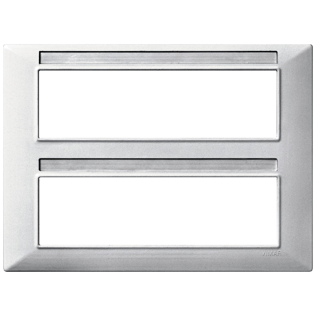 Vimar Plana 14-Module (7+7) Cover Plate, Technopolymer, Halogen-Free