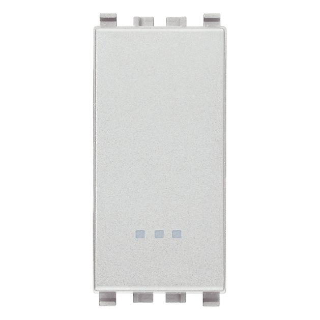 Vimar Eikon 1P 2-Way Switch, 20AX, 250V, Optional LED Lighting, IP40