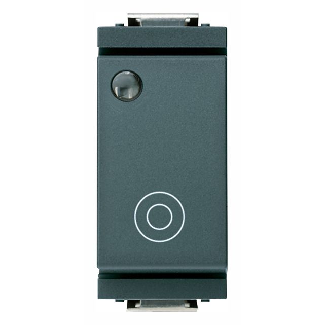 Vimar IDEA Series General Symbol Push Button, 1P NO, 10A, 250V, IP40