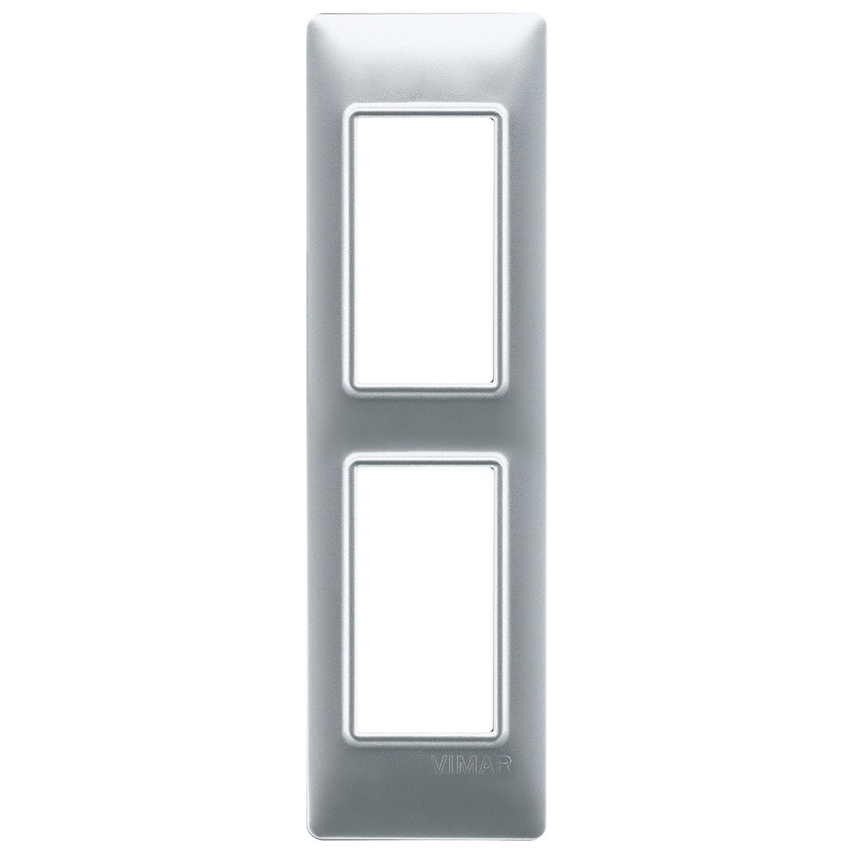 Vimar Plana 2-Module Cover Plate for Panels, Technopolymer, IP00