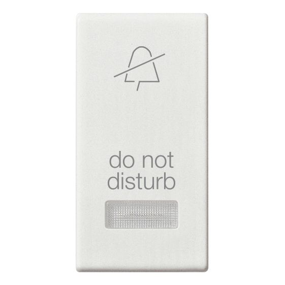 Vimar Plana 1-Module Interchangeable Button, Lightable Diffuser, IP40, Halogen-Free