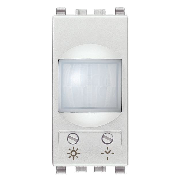 Vimar EIKON IR Relay Switch, Motion Sensor, Adjustable Dusk/Dawn, Time-Delay, 6A