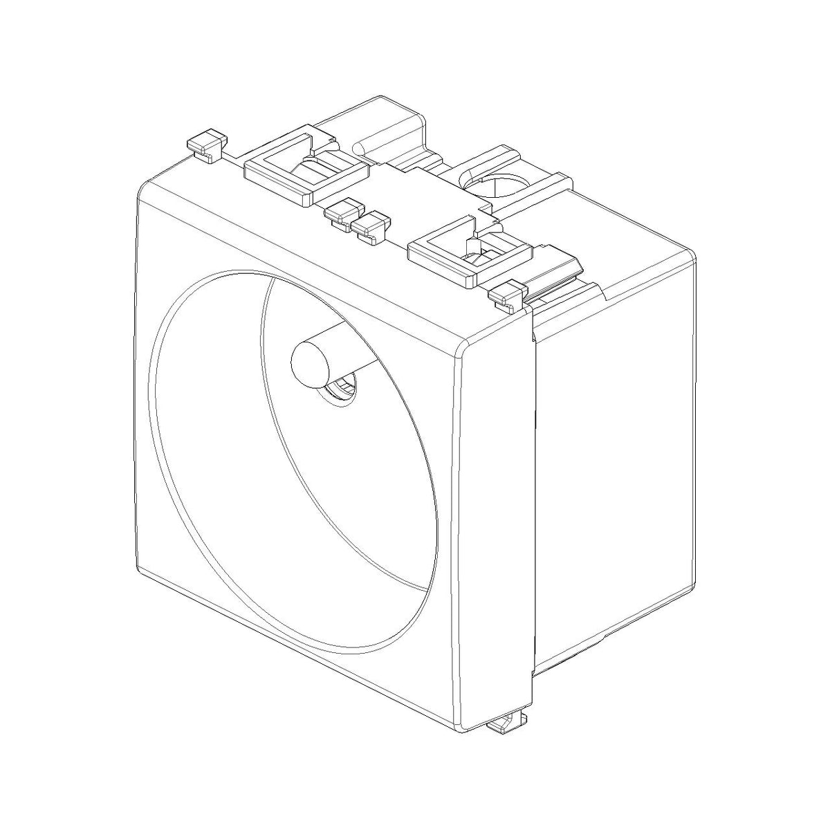 Vimar Plana 2P+E French SICURY Socket Outlet, 16A, 250V, IP20
